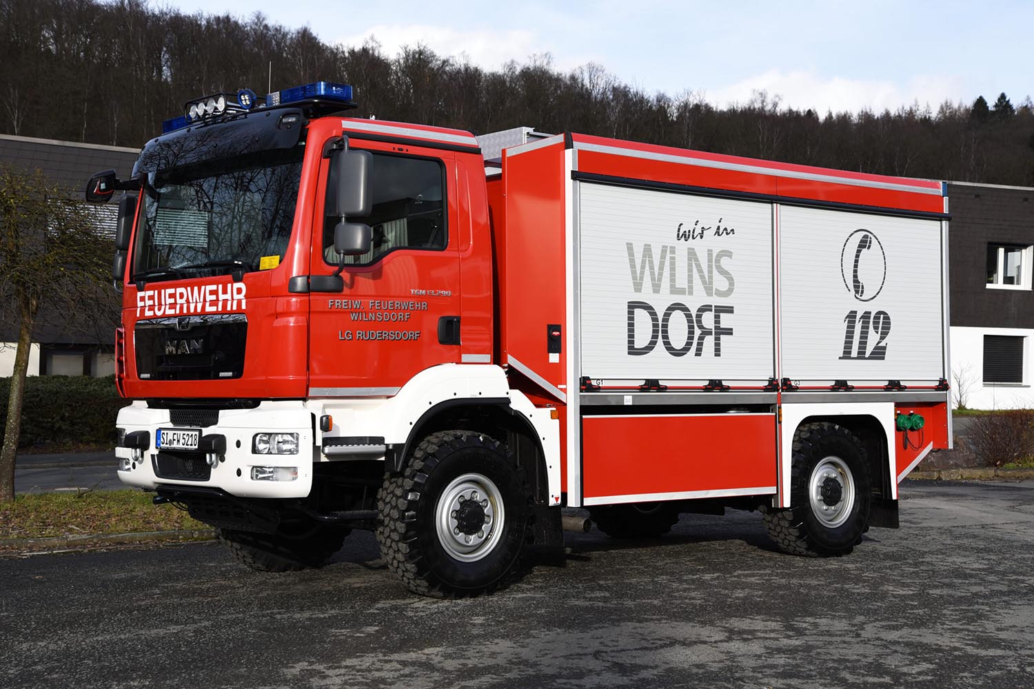 Forest Fire Fighting Truck